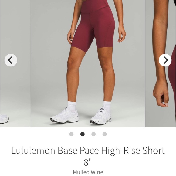 Lululemon Base Pace HR Short 8" - Picture 4 of 4